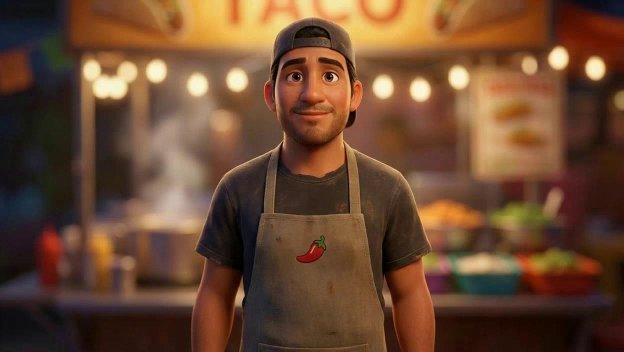 Pixar-Style Taco Stand Guide