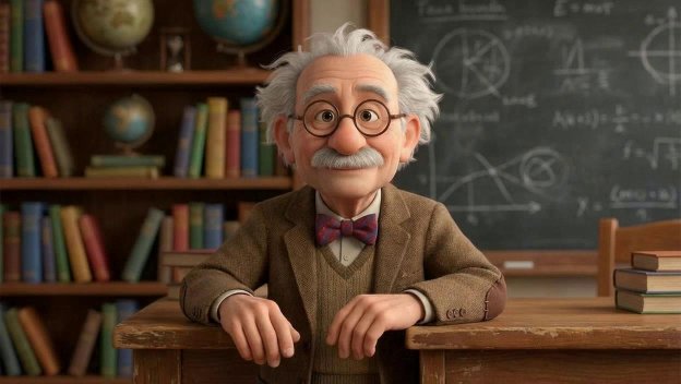 Eccentric Puzzle Professor