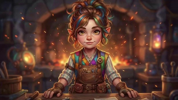 Whimsical Questsmith Lyra