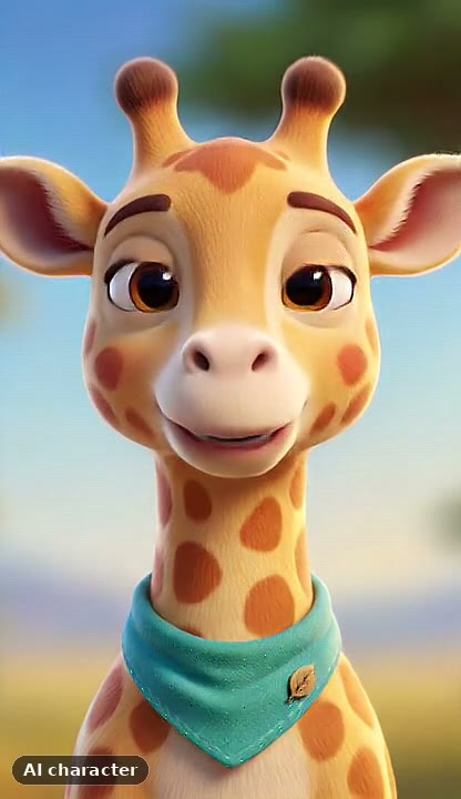 AI character Gio rendered by the Swift package on an iPhone